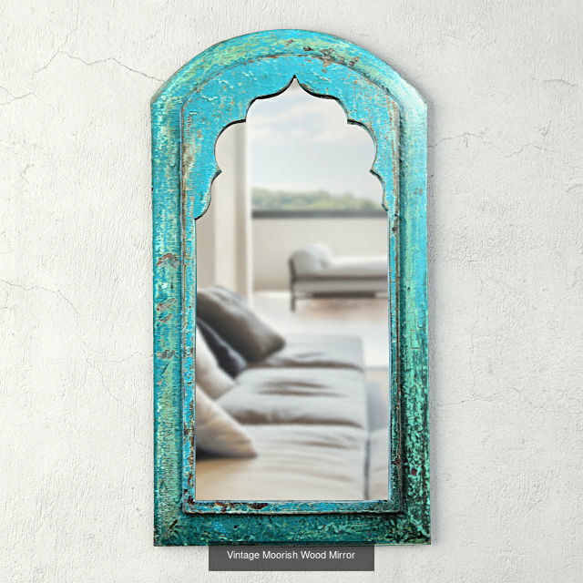Vintage Wood Mirrors Collection _6