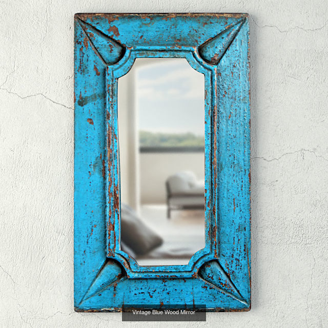 Vintage Wood Mirrors Collection _5