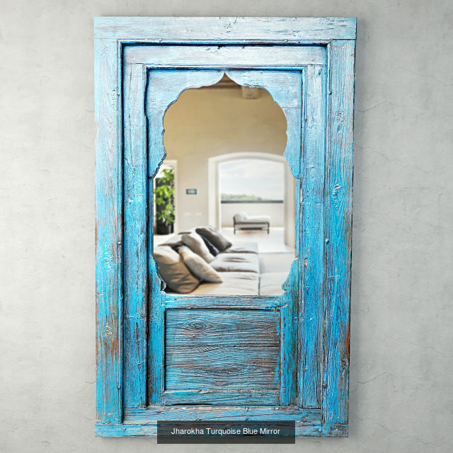 Vintage Wood Mirrors Collection _4