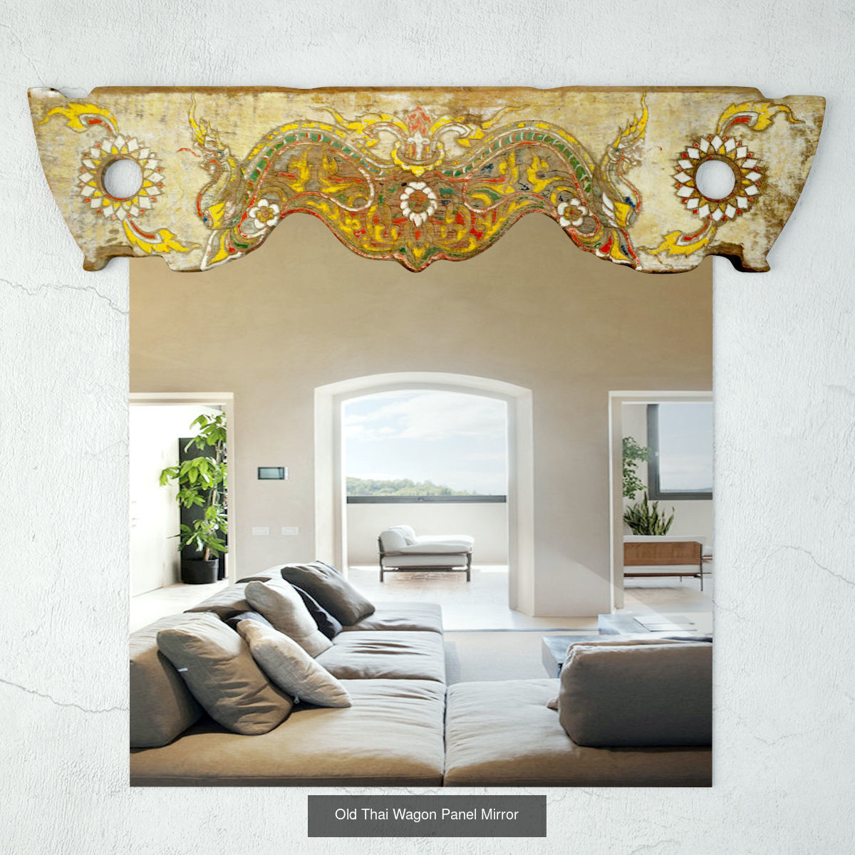 Vintage Wood Mirrors Collection _24