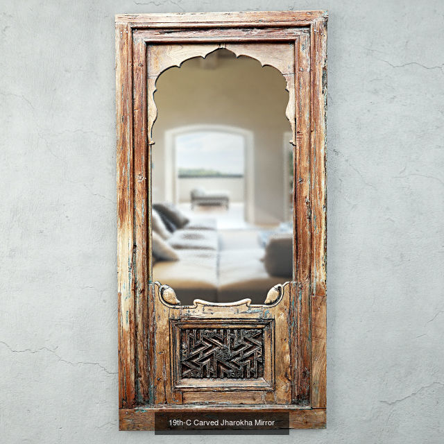 Vintage Wood Mirrors Collection _3