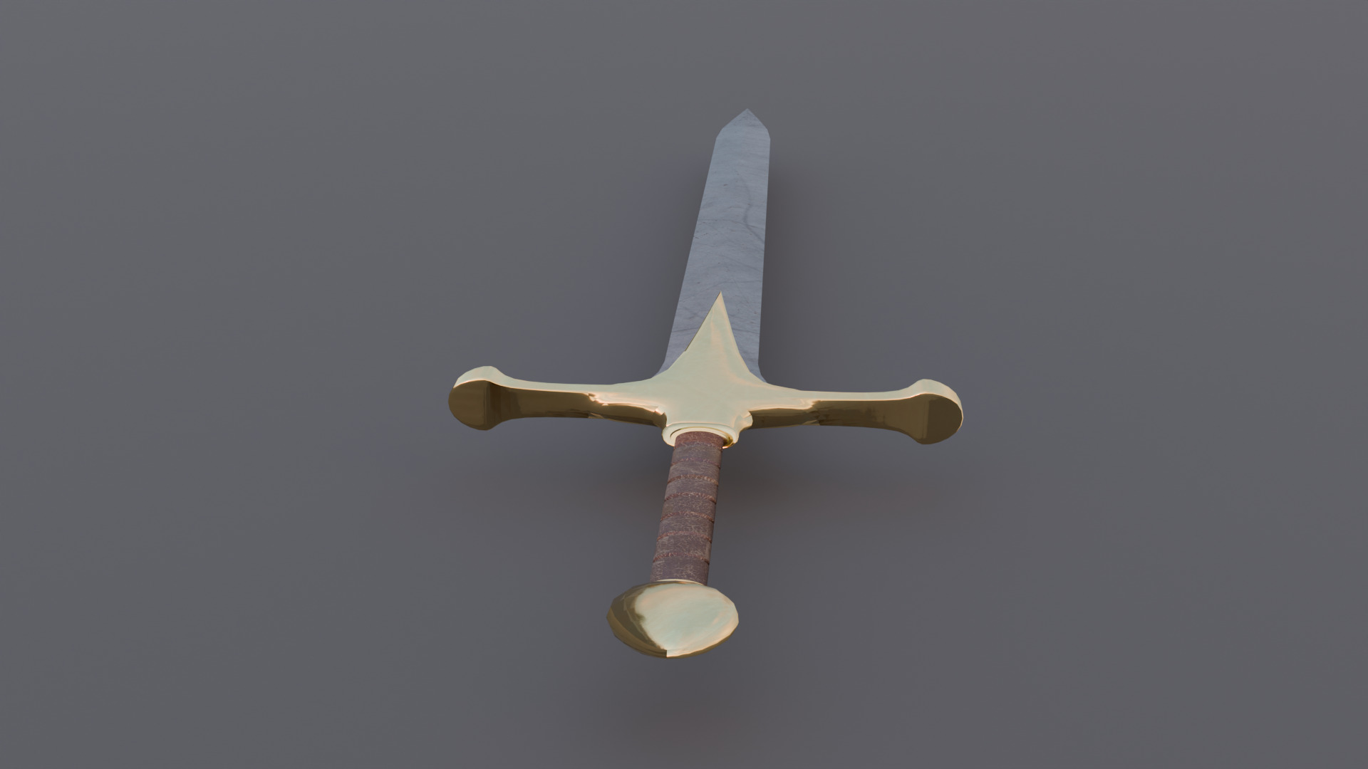 valkryss the blade of silent oaths Low-poly 3D model_1