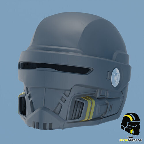 Helldivers 2 BP 20 Correct Officer Helmet 3D print model