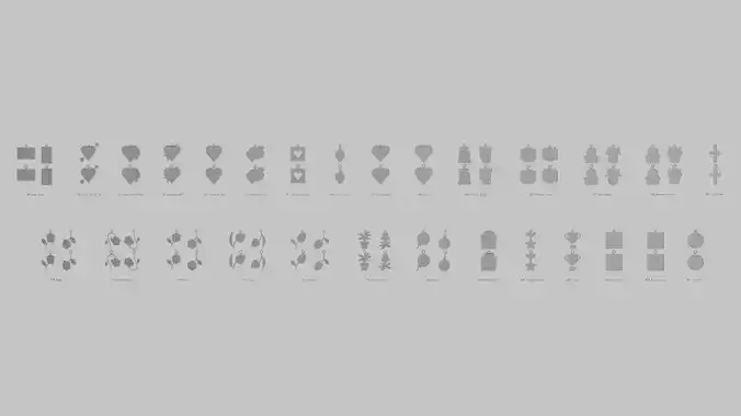 International Womens Day Pendant STL Collection