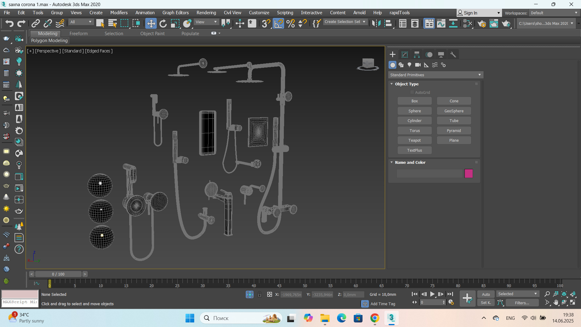 RGW Shower Fauset Set 3D model_10