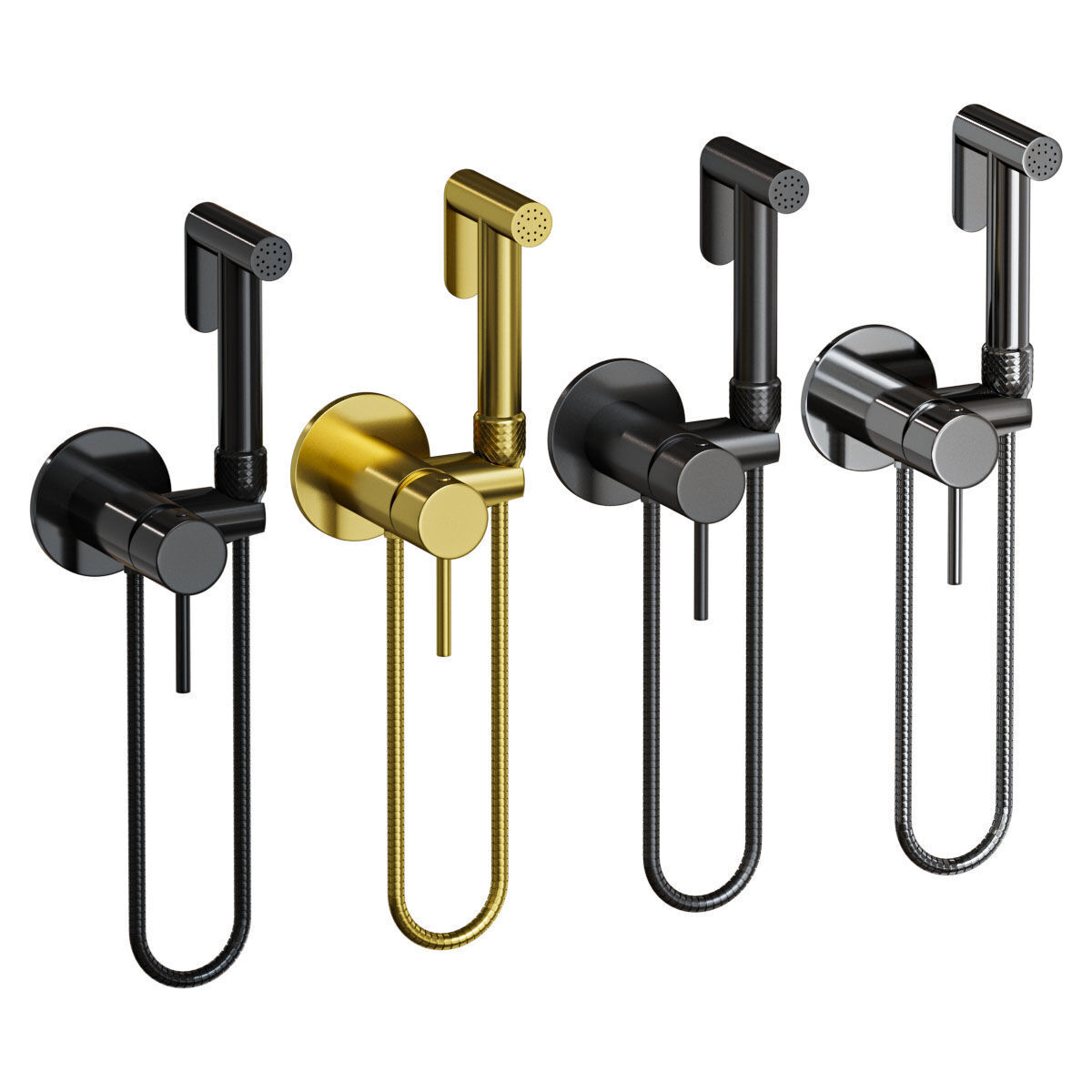 RGW Shower Fauset Set 3D model_4