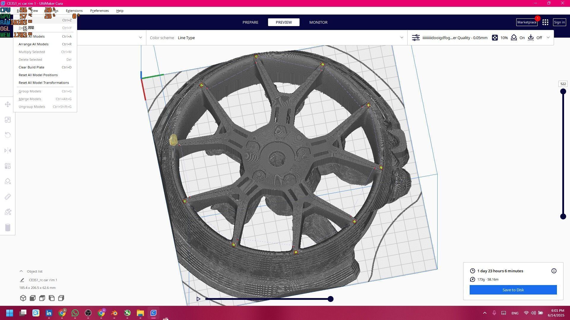 rc car rim 1 3D print model_7