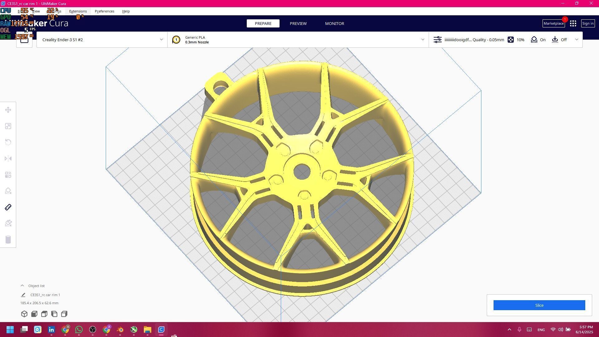 rc car rim 1 3D print model_5