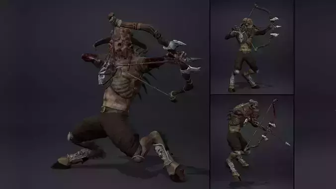 Obsidian Archer Damaged