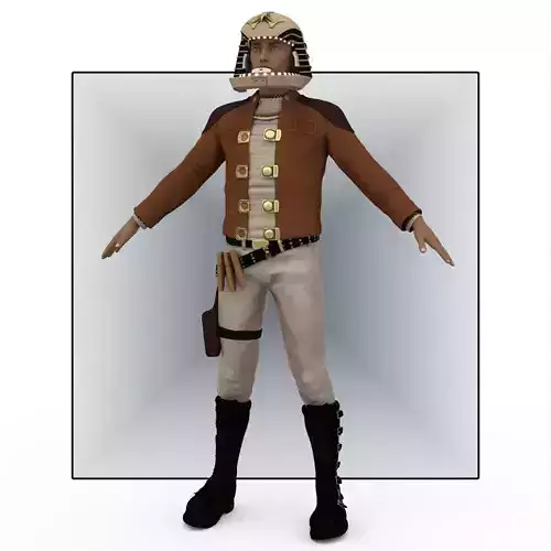 Colonial Warrior for G8M for DAZ Studio 3D model