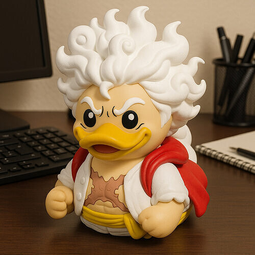 Rubber Duck - Monkey D Luffy Gear 5  - 3D print 3D print model