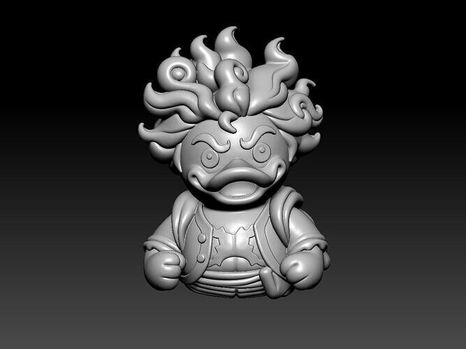 Rubber Duck - Monkey D Luffy Gear 5  - 3D print 3D print model