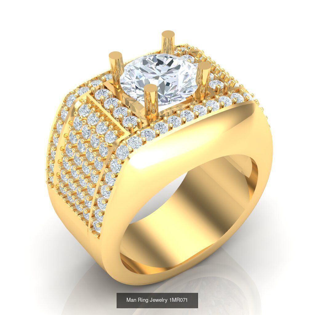 Bulk 100 Man Ring For Sale 1MRXXX 3D Model Collection_33
