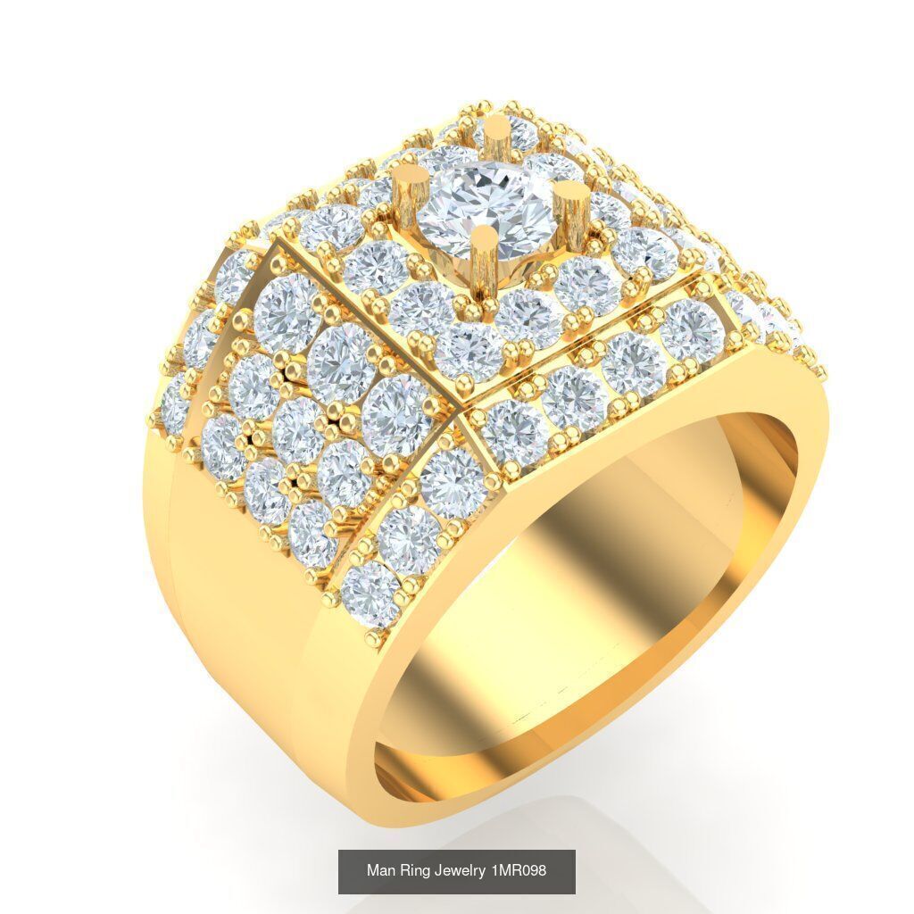 Bulk 100 Man Ring For Sale 1MRXXX 3D Model Collection_6