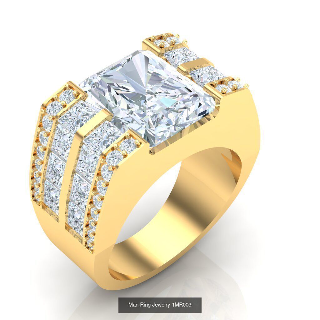 Bulk 100 Man Ring For Sale 1MRXXX 3D Model Collection_100