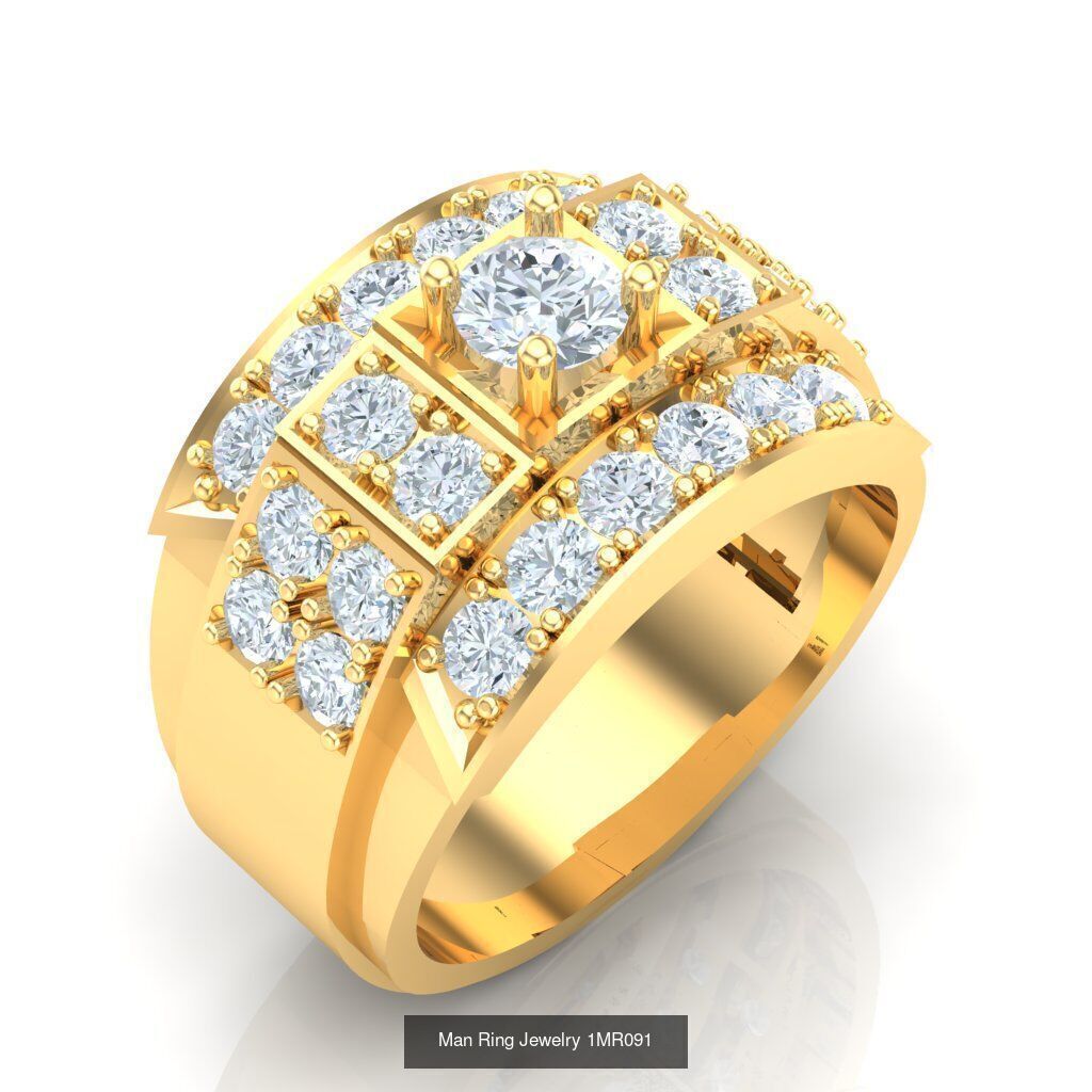 Bulk 100 Man Ring For Sale 1MRXXX 3D Model Collection_13