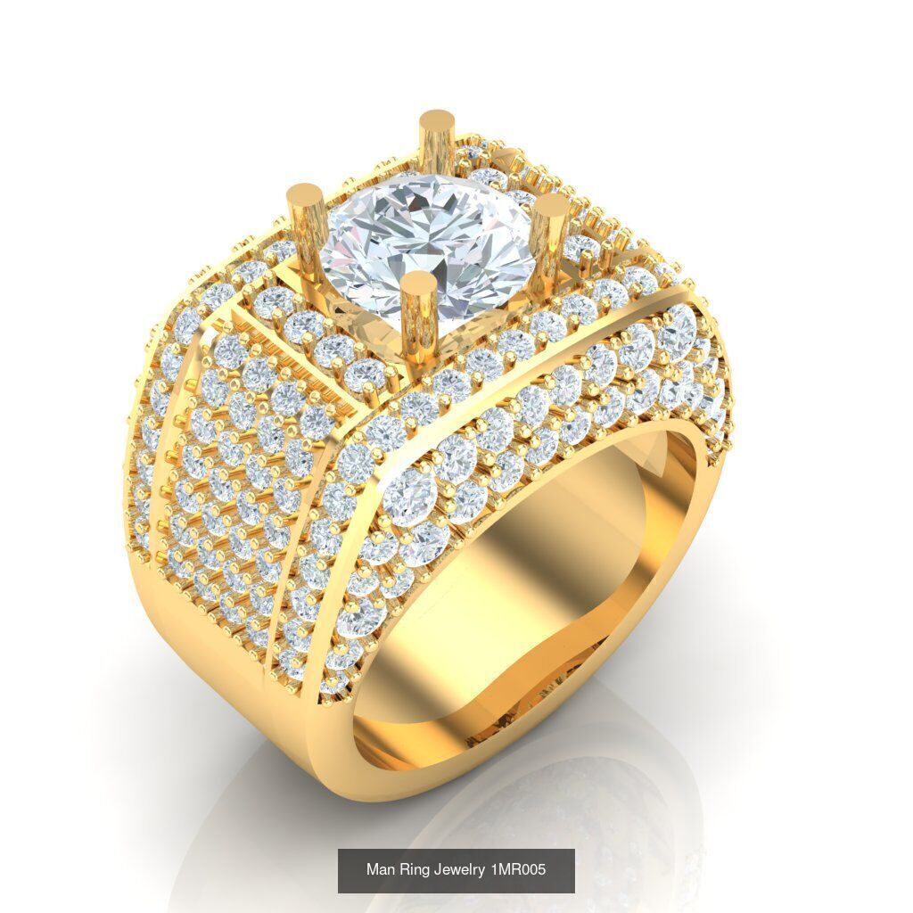 Bulk 100 Man Ring For Sale 1MRXXX 3D Model Collection_98