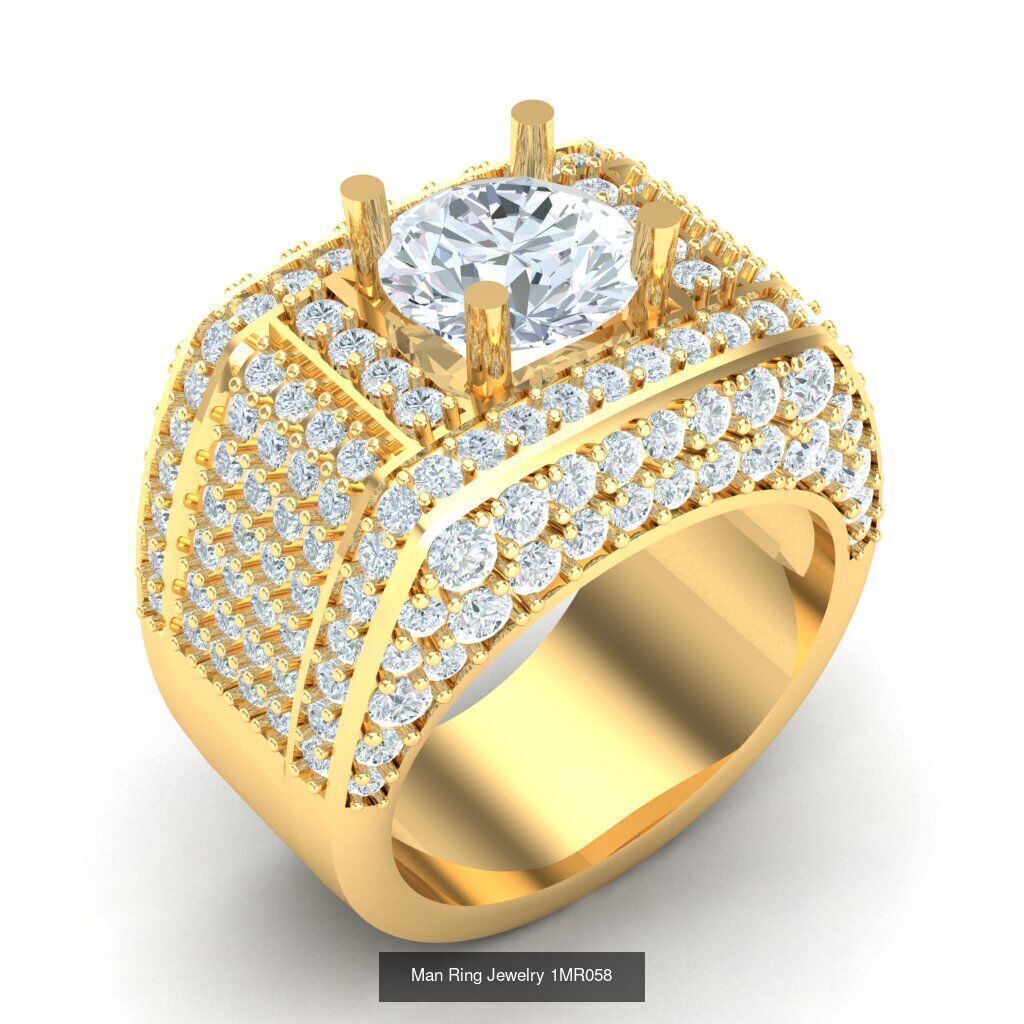 Bulk 100 Man Ring For Sale 1MRXXX 3D Model Collection_45