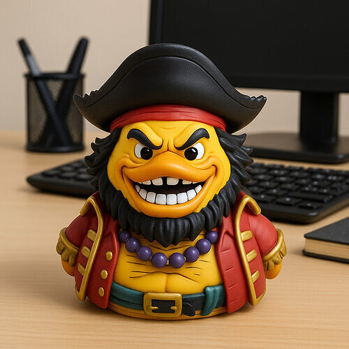 Rubber Duck - Marshall D Teach One piece - 3D print 3D print model