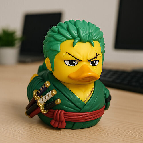 Rubber Duck - Roronoa Zoro ONE PIECE- 3d print 3D print model