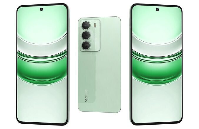 Realme C73 5G Jade Green 3D model
