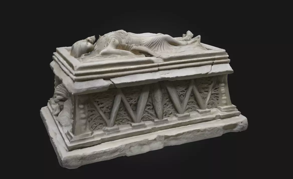 Skeletal Monument Tribute to Forgotten Souls 3D model_0