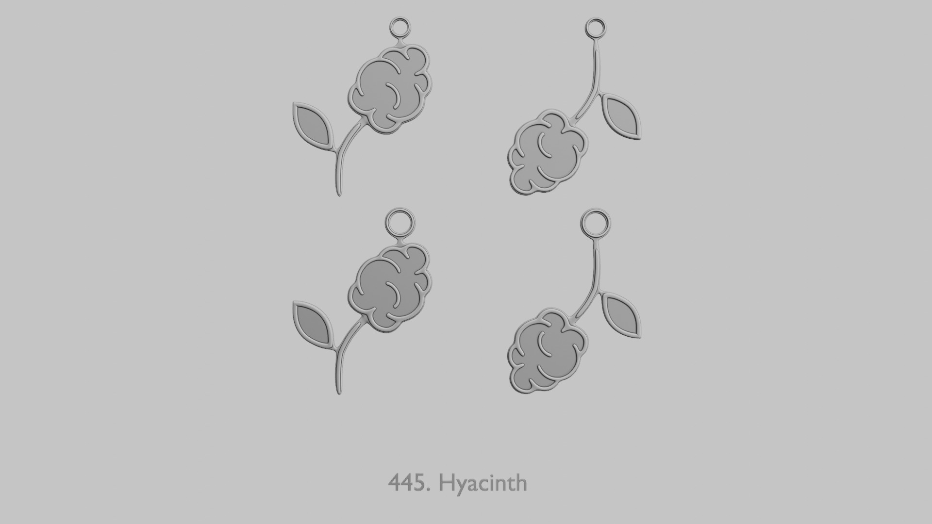 Kawaii Style Mega Pendant Collection STL 3D print model_42