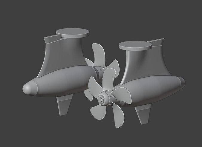 Azipod 3d model 3D model