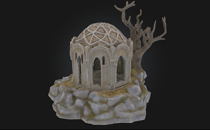 Enchanted Ruins  Echoes of a Mystical Past 3D model 3
