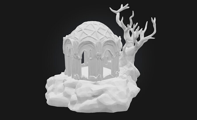 Enchanted Ruins  Echoes of a Mystical Past 3D model 7