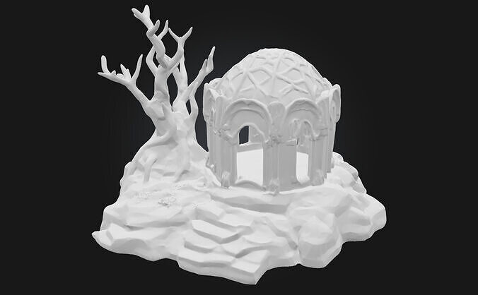 Enchanted Ruins  Echoes of a Mystical Past 3D model 5