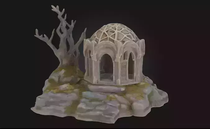 Enchanted Ruins Echoes of a Mystical Past 3D model