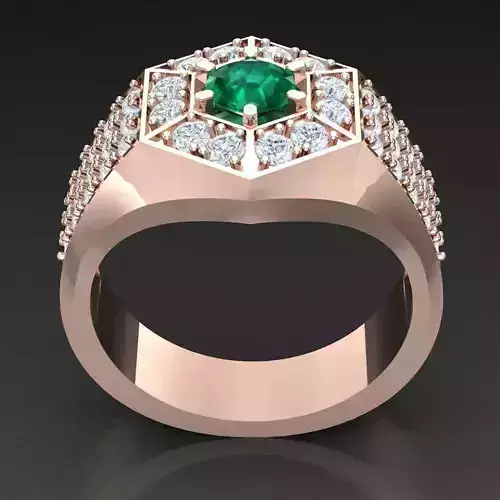 Men Wedding Bands 4MR100 3D print model