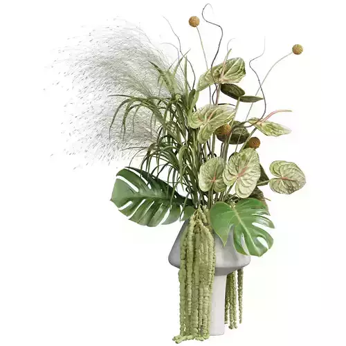 Flower In Vase 68 3D model Flower In Vase 68 3D model