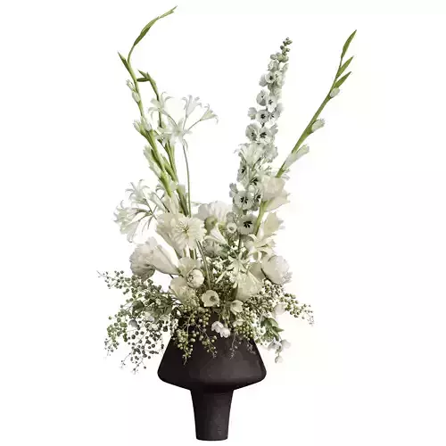 Flower In Vase 72 3D model Flower In Vase 72 3D model