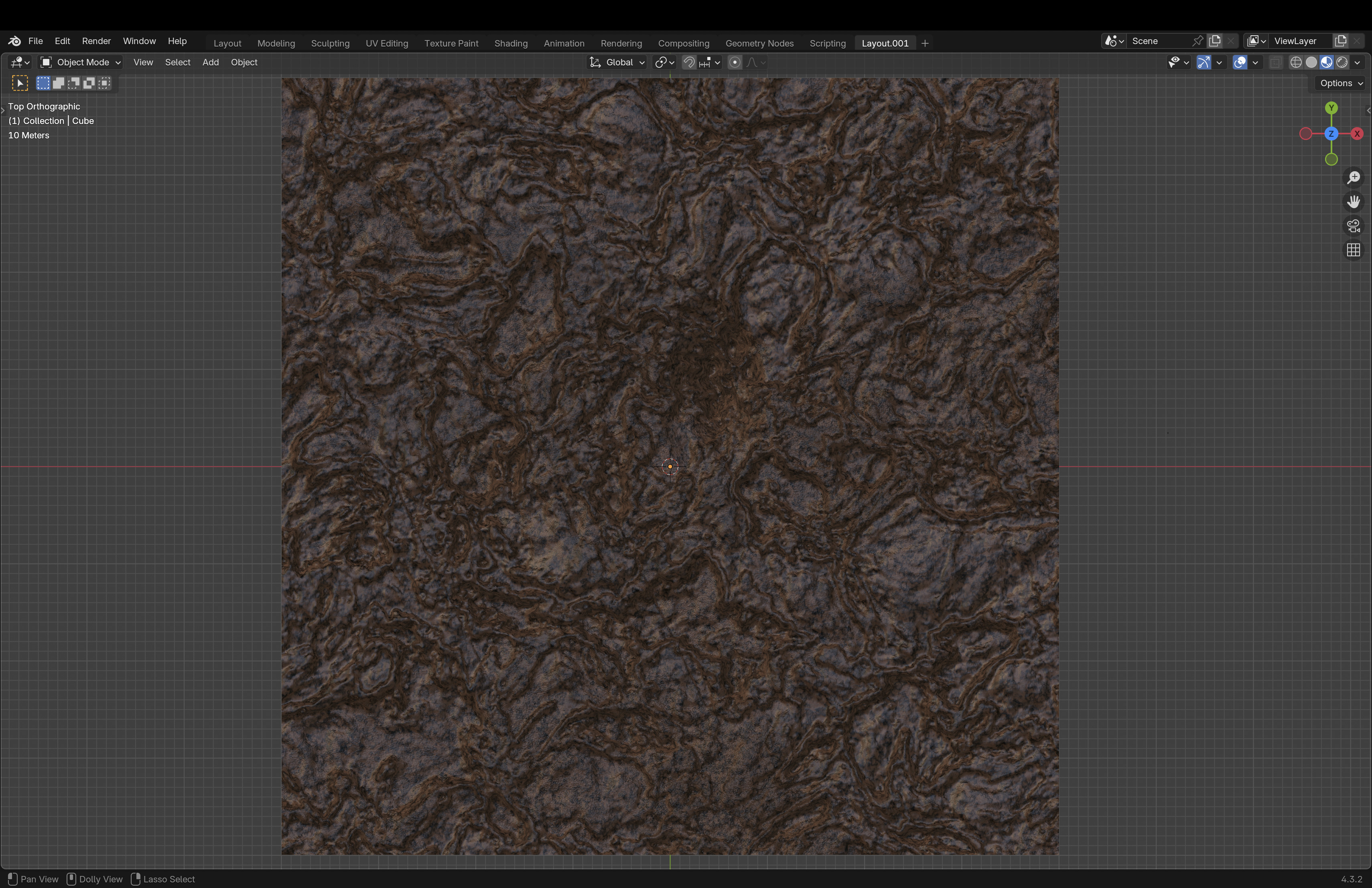 Mountain Range 3D model_4