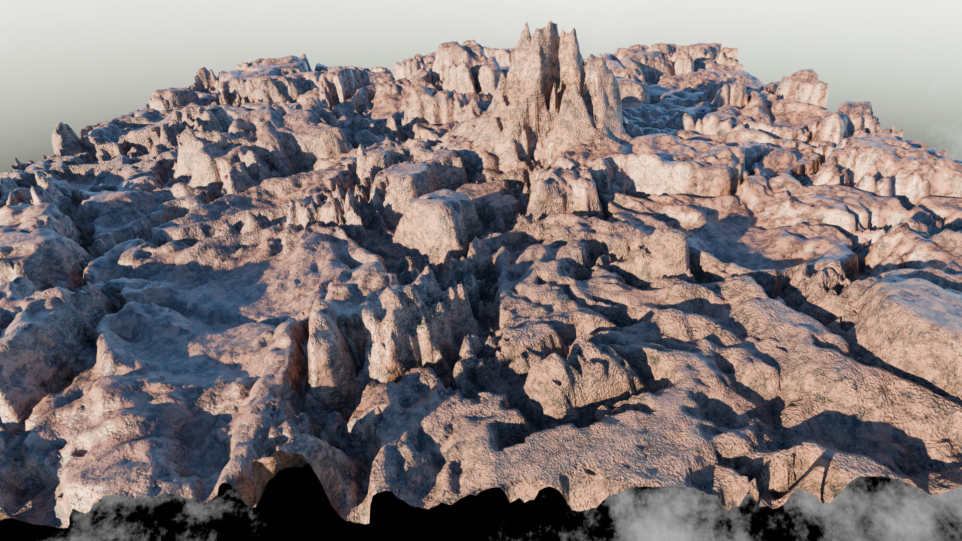 Mountain Range 3D model_3