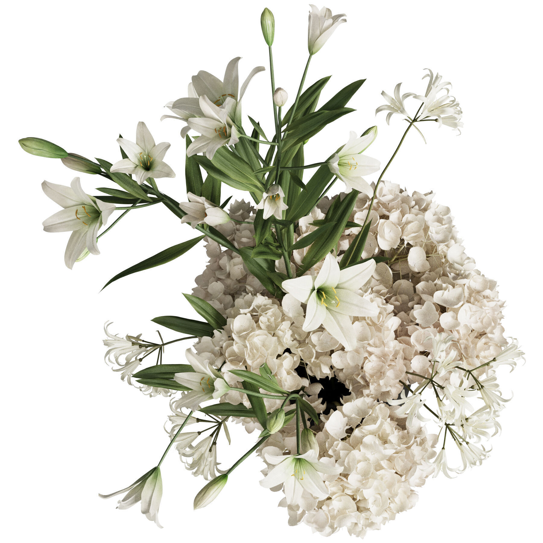 Flower In Vase 73 3D model_3