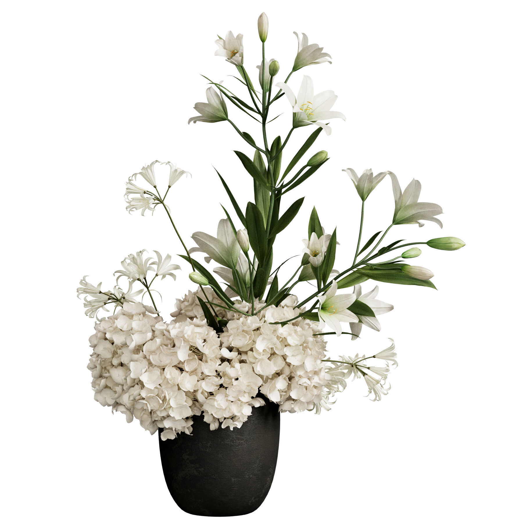 Flower In Vase 73 3D model_1