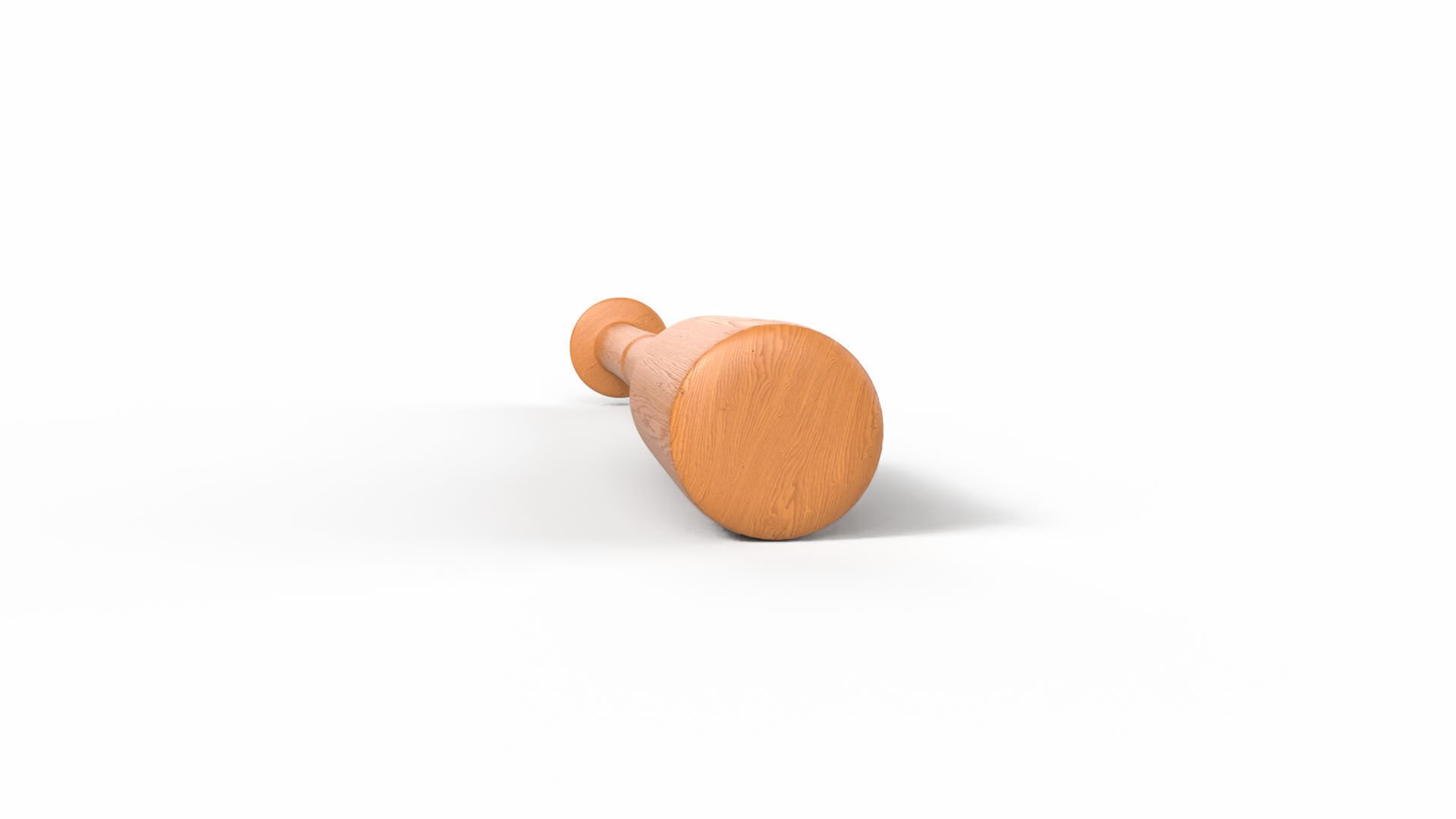 Baseball Bat Low-poly 3D model_4