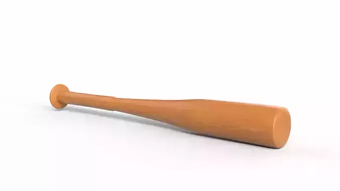 Baseball Bat Low-poly 3D model