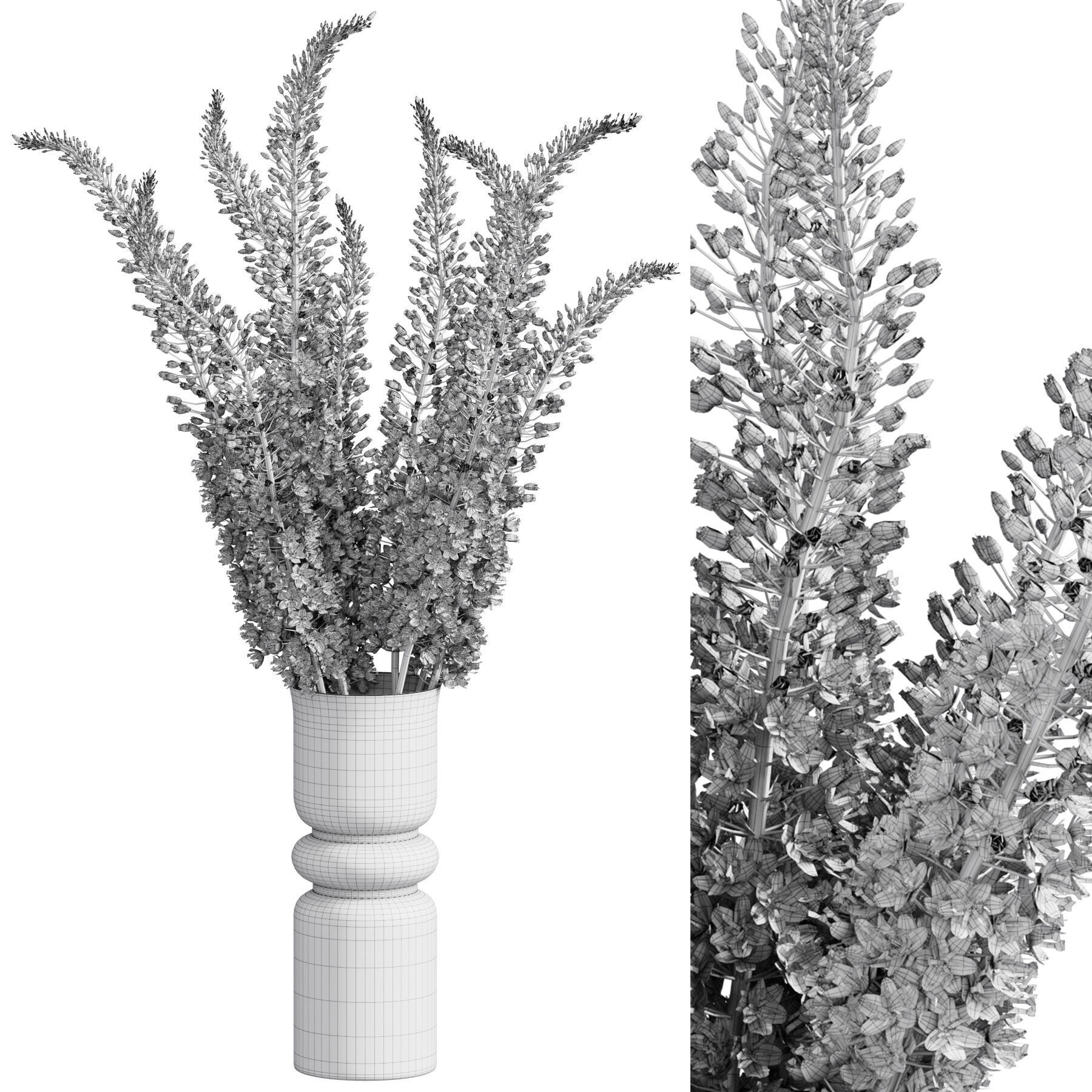 Flower In Vase 76 3D model_6