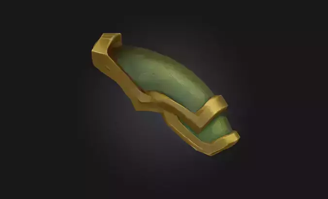 Emerald Shield  A Gleaming Relic of Protection