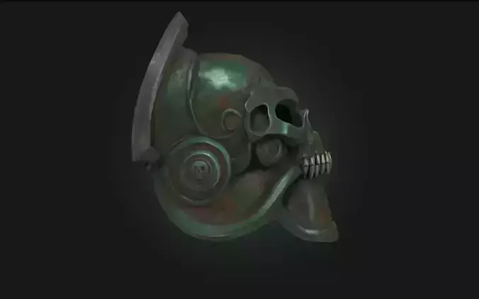 Warriors Skull Helm  The Mask of Fearless Conquerors 3D model Warriors Skull Helm  The Mask of Fearless Conquerors 3D model