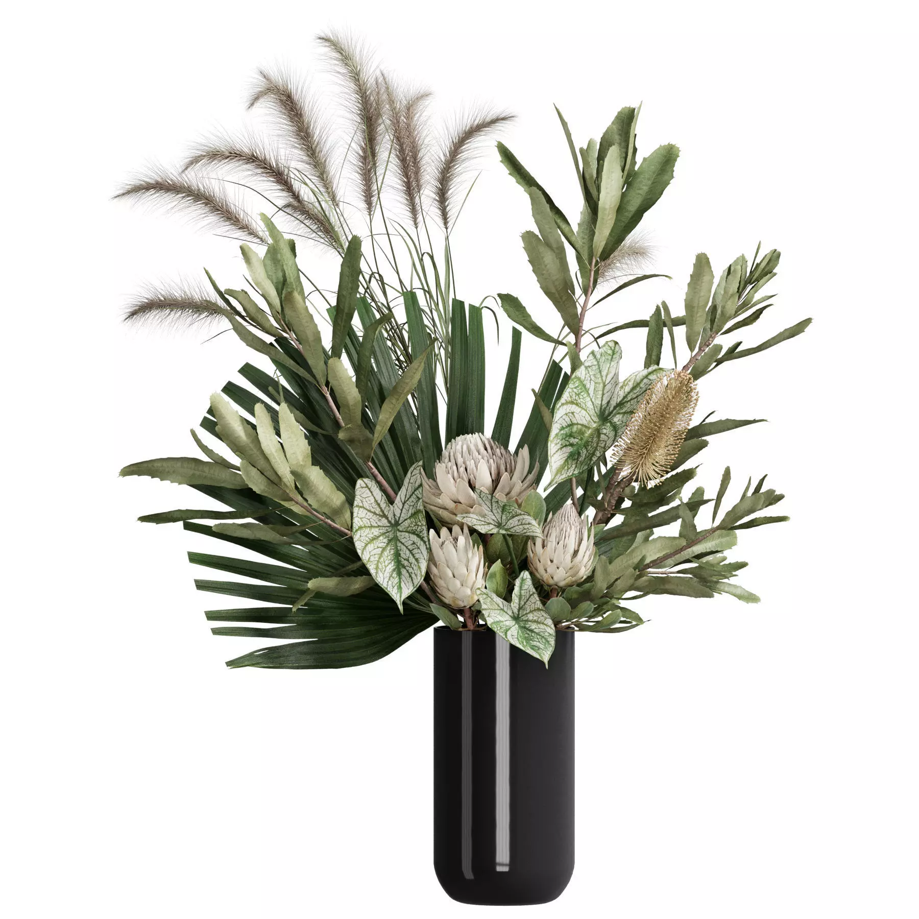 Flower In Vase 78 3D model_0