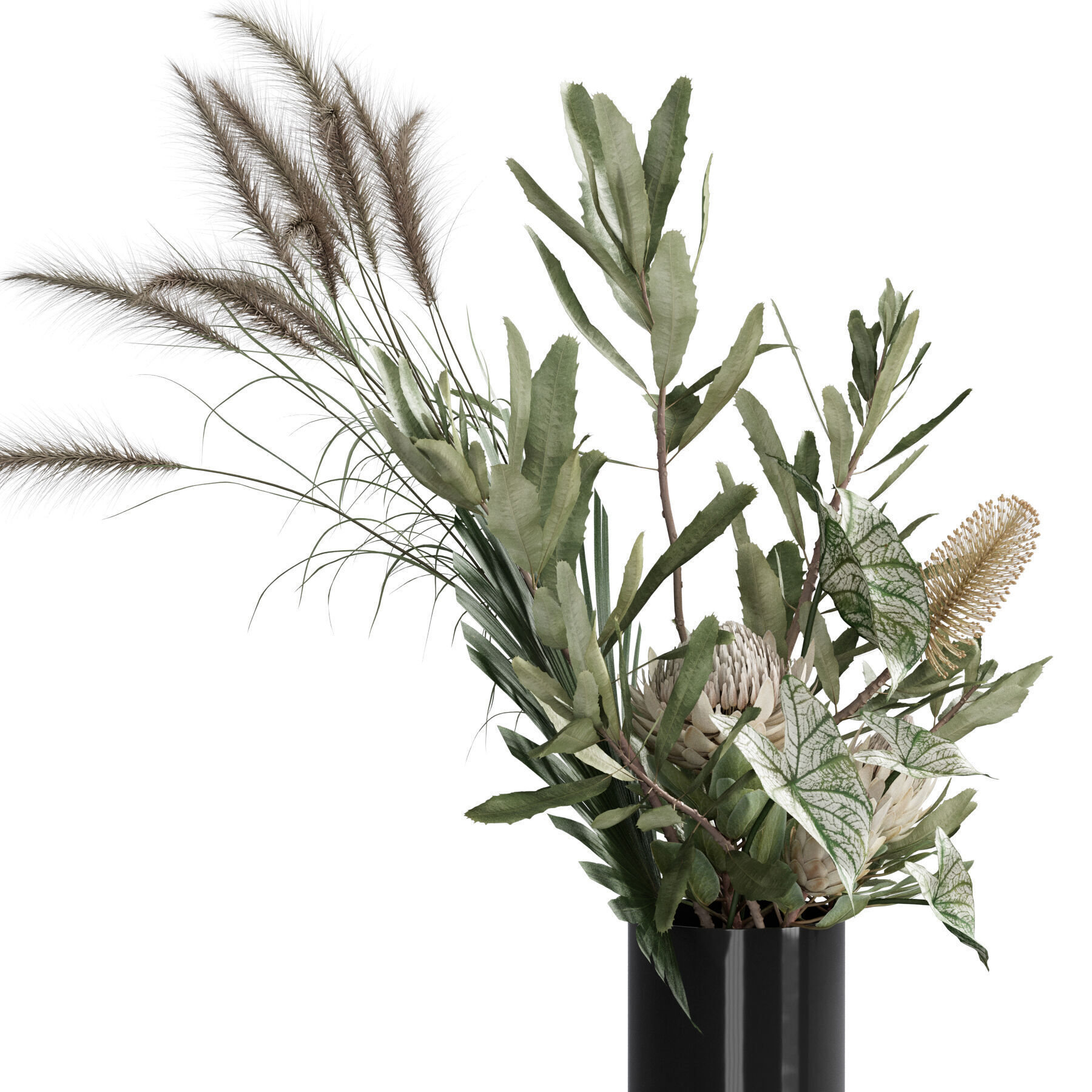 Flower In Vase 78 3D model_2