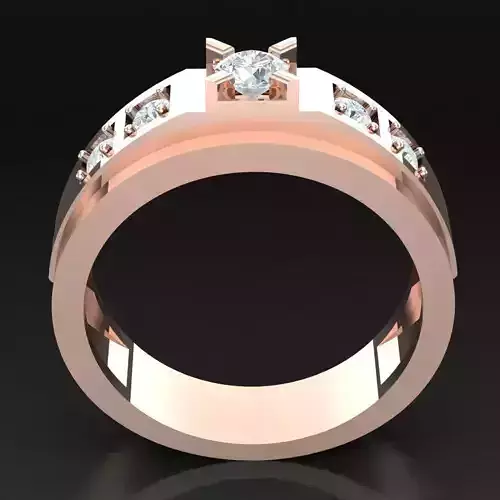 Men Wedding Bands 4MR075 3D print model