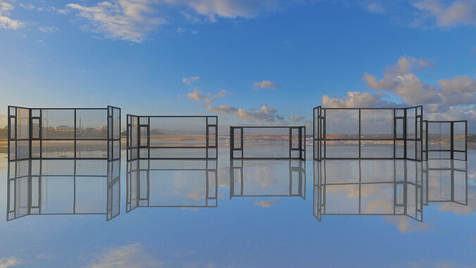 Modern Window Museum 3D model