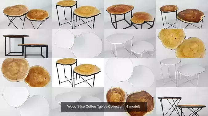 Wood Slice Coffee Tables Collection