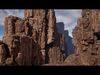 cliff set Low-poly 3D model_1